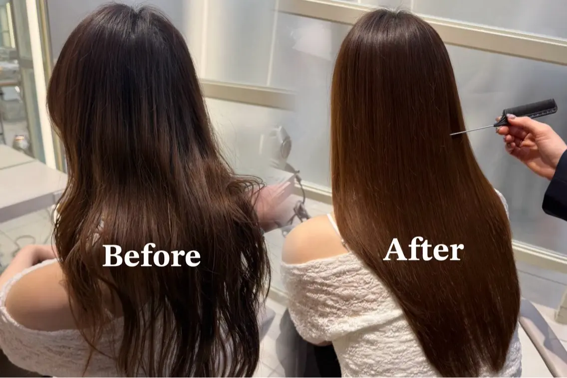 ロング 齋藤 俊知のヘアスタイル