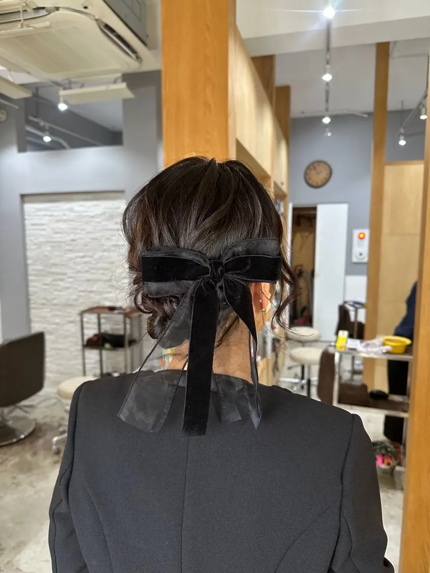 ミディアム ヘアセット miloc MOMOKAのヘアスタイル