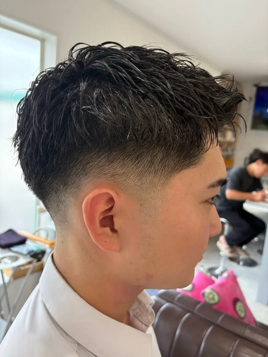 ショート メンズ カット 本間 颯太のヘアスタイル
