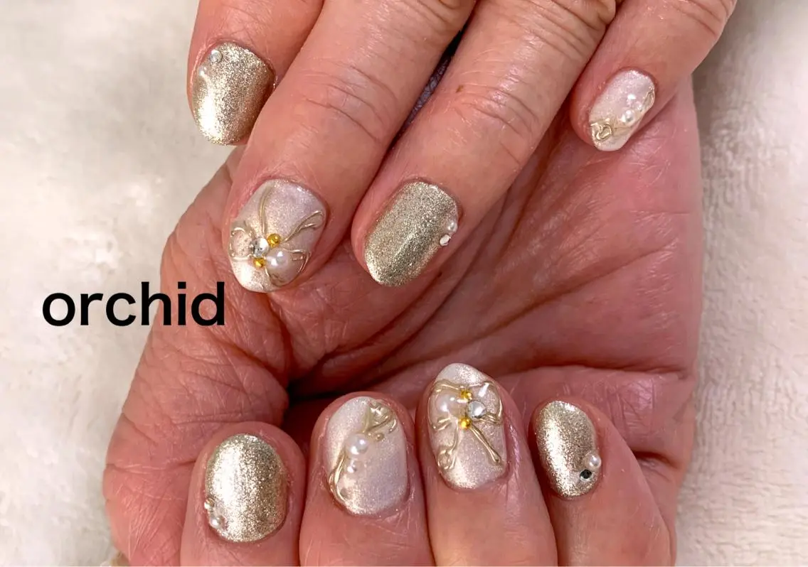 ネイル orchid ♡オーキッドのネイルデザイン