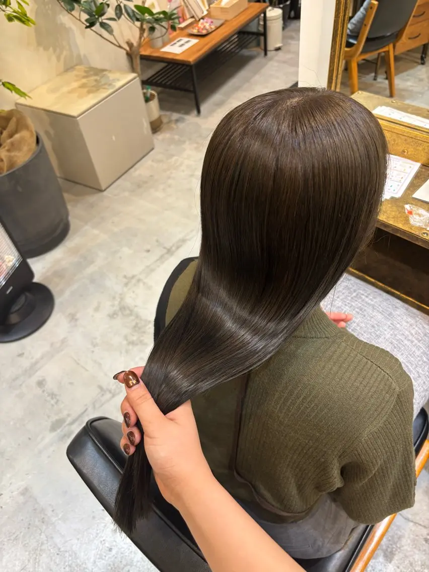 ロング カラー トリートメント ヘアカラー トリートメント 🐰メンズカット 募集中/ゆな🐰のヘアスタイル