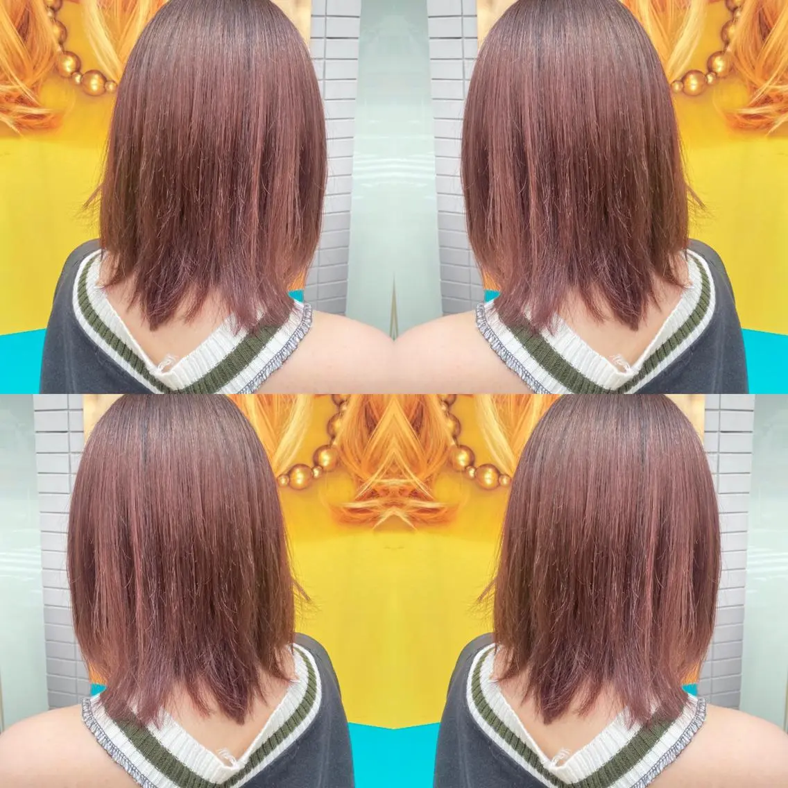 ミディアム 髪質改善カラー/店長 宮内秀峰のヘアスタイル
