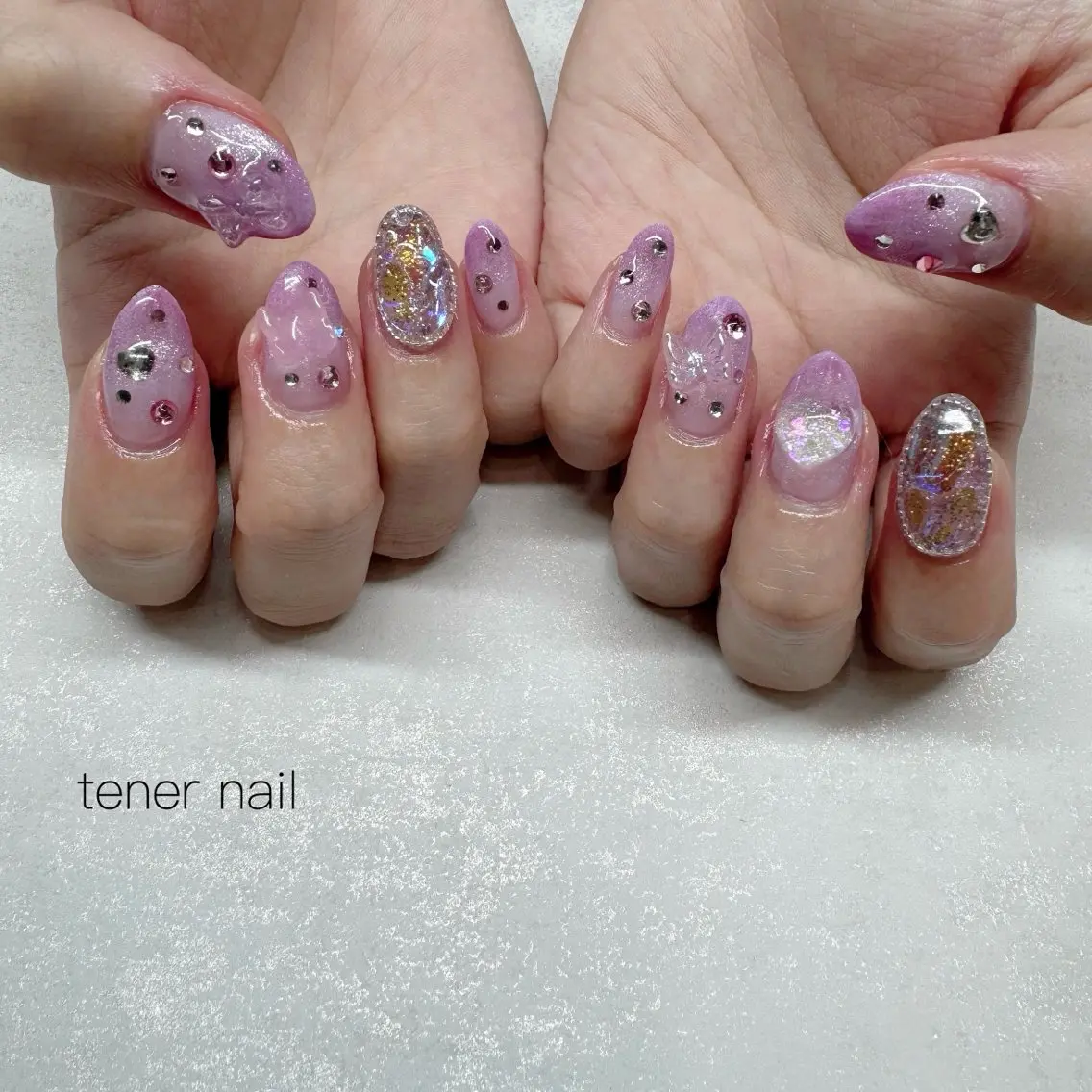 ネイル グラデーション マグネットネイル ハンドネイル テネルネイル tener nailのネイルデザイン