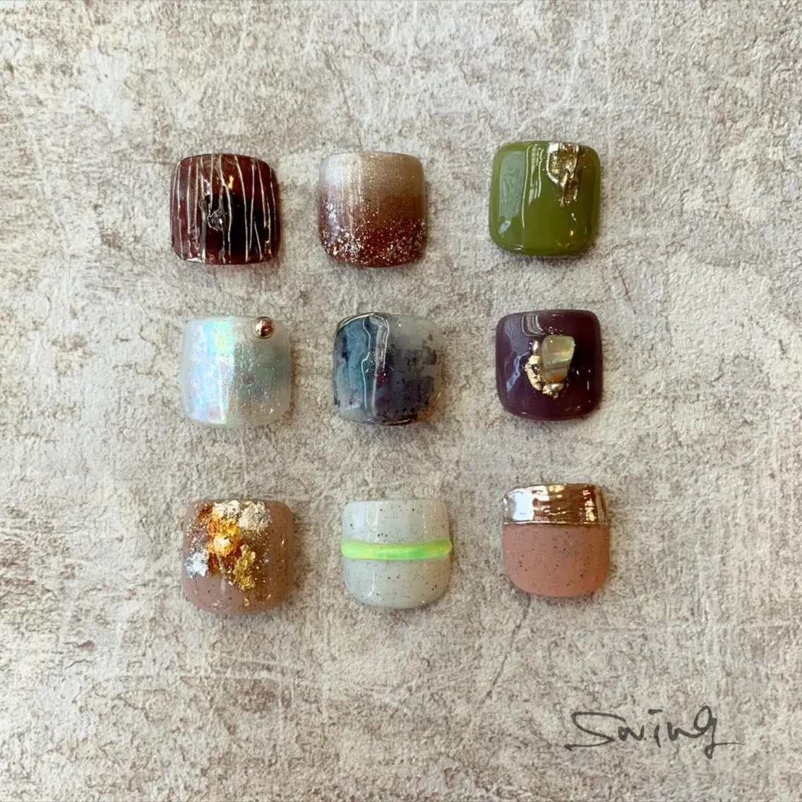 ネイル フットネイル ニュアンスネイル Yoshida Takakoのネイルデザイン