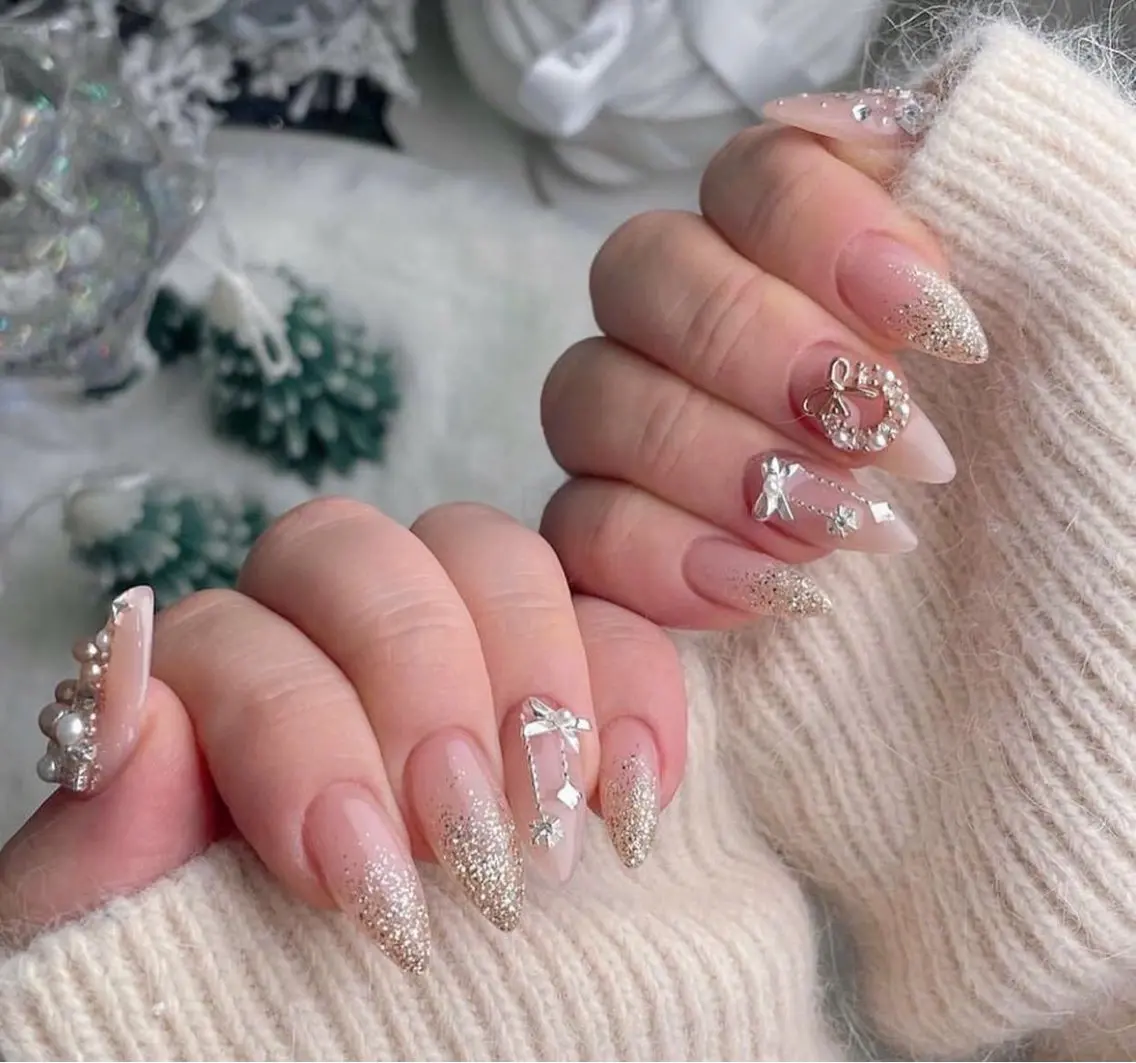 ネイル フレンチネイル ジェルネイル ハロウィン 韓国ネイル マグネットネイル ハンドネイル Hbaby nailのネイルデザイン