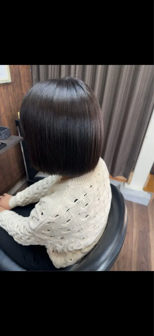 カット+縮毛矯正の写真