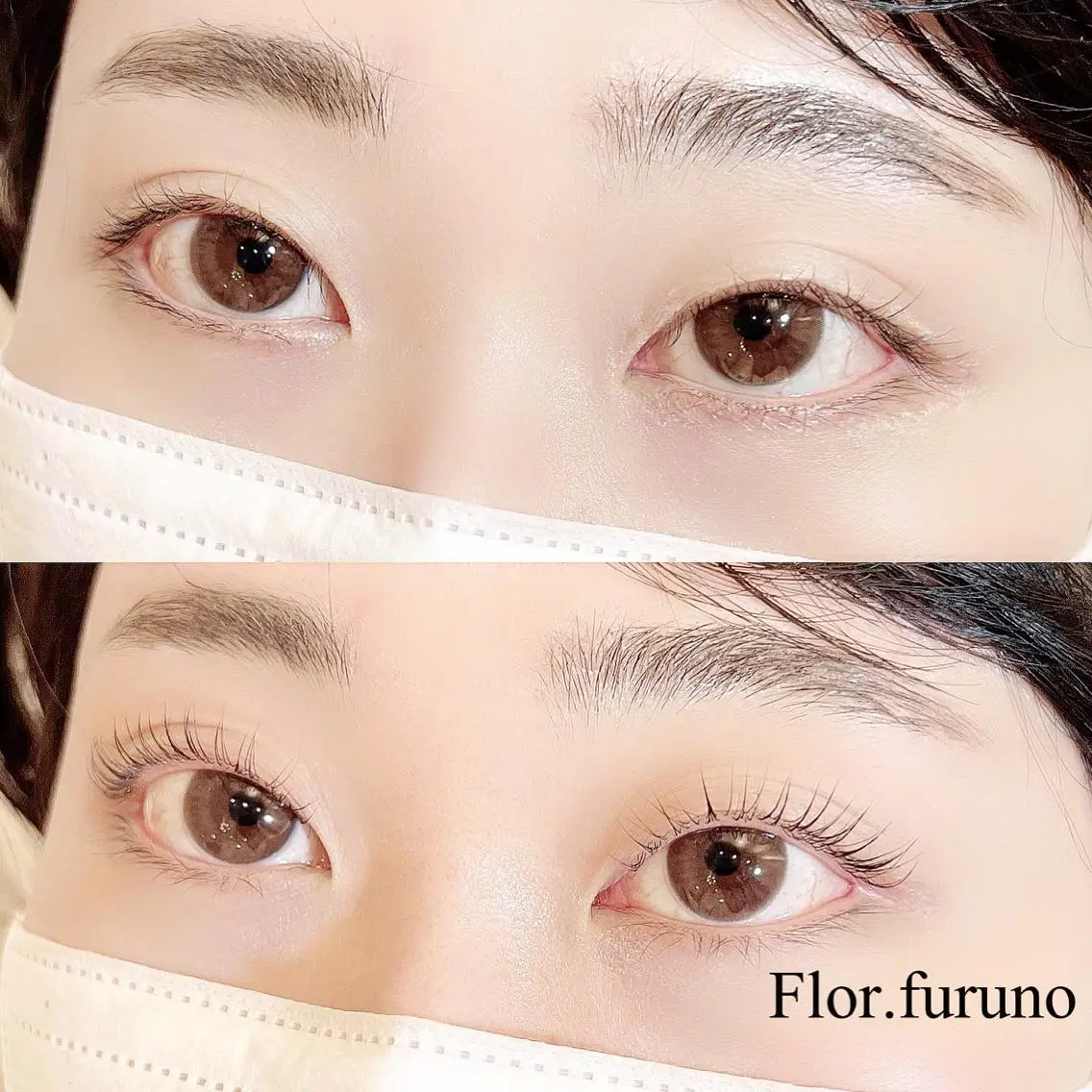 マツエク・マツパ アイブロウ パリジェンヌラッシュリフト マツパ Flor上大岡 ＊フルノ リナ＊のマツエク・マツパデザイン