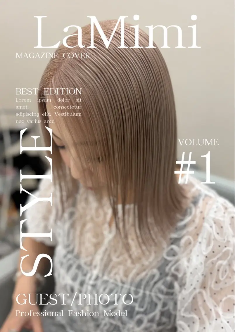 ミディアム LaMimi🖤 SAYAKAのヘアスタイル