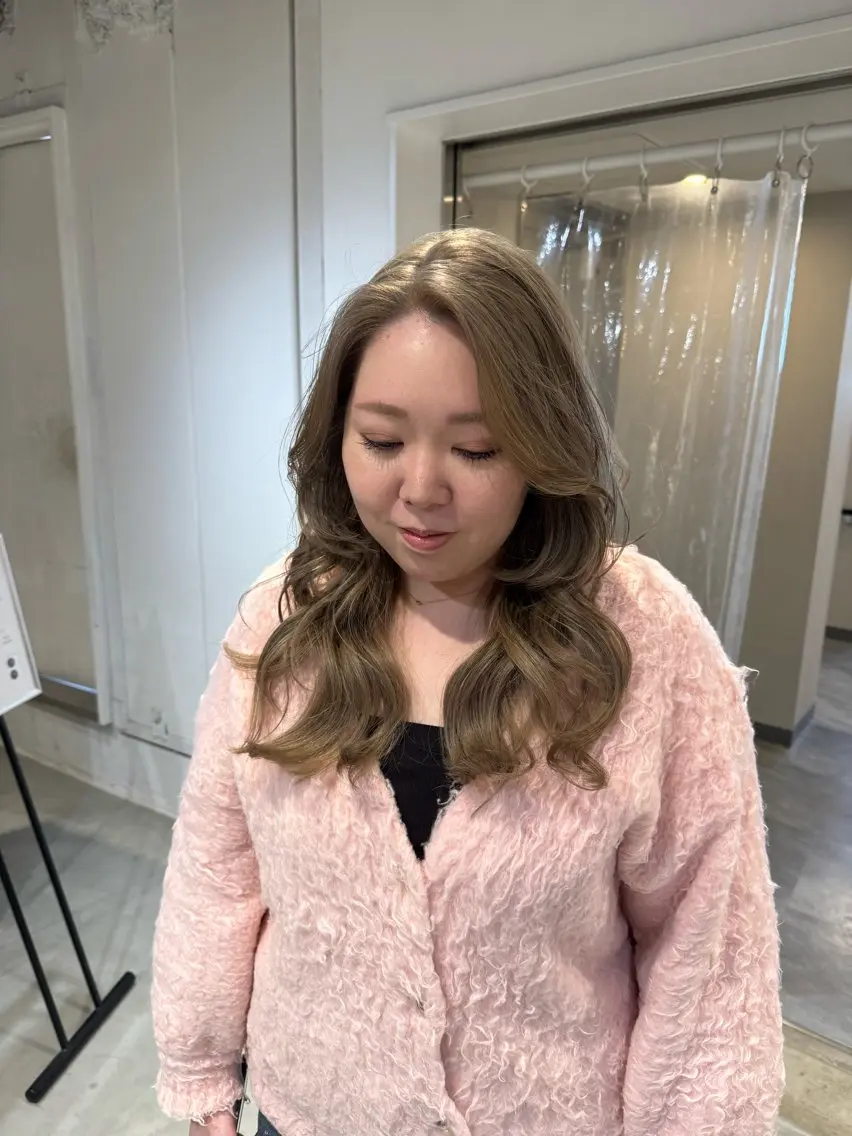 ヘアアレンジ カット 縮毛矯正 トリートメント 新宿/顔周りカット +レイヤー＝しずく♩のヘアスタイル