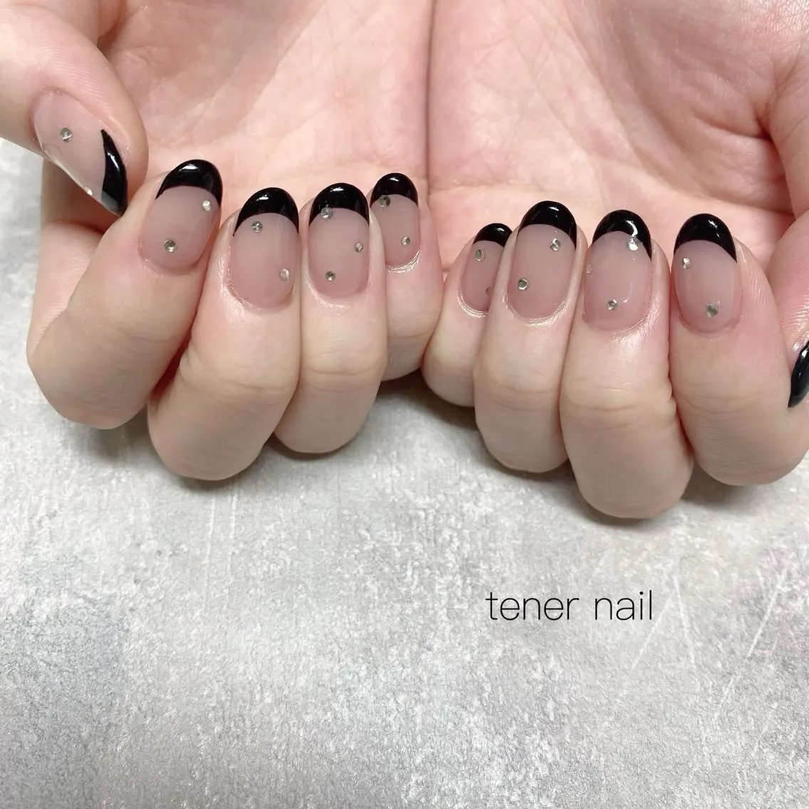 ネイル フレンチネイル ハンドネイル テネルネイル tener nailのネイルデザイン