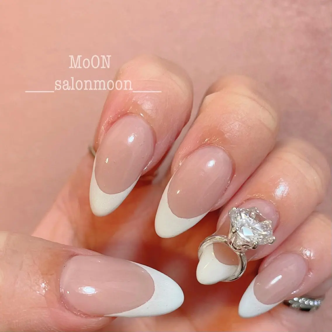 ネイル フレンチネイル ハンドネイル ハンドケア MoON...❤︎ MeGuのネイルデザイン