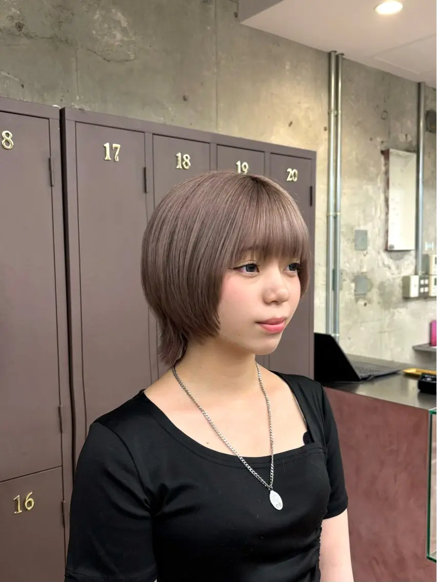 ショート カット ヘアカラー 宮崎 わか菜/ショートのヘアスタイル