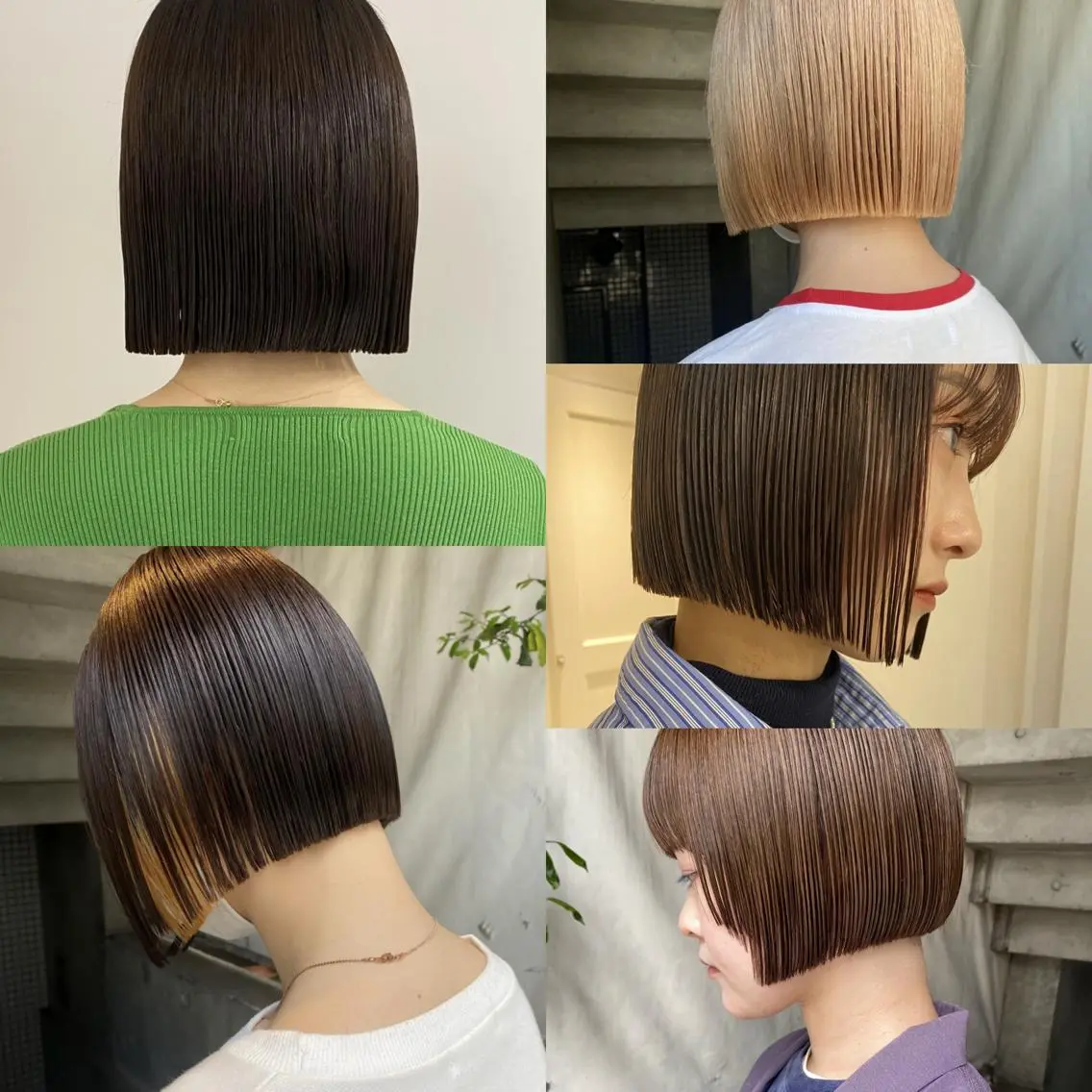ショート カラー 切りっぱなしボブ ボブ カット トリートメント 似合わせレディース/ メンズ/あゆかのヘアスタイル