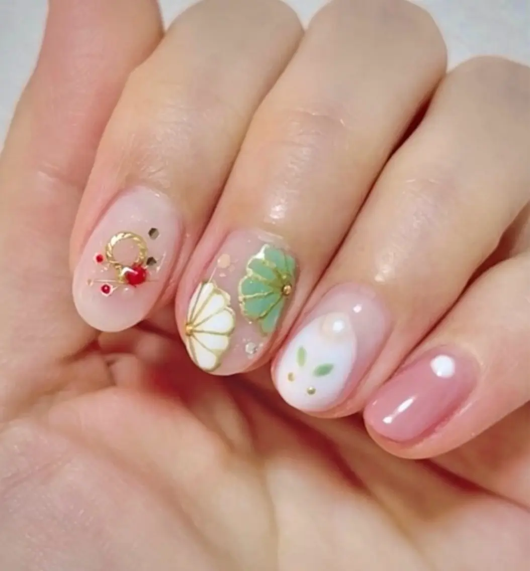 ネイル ハンドネイル knail ＊RISA°.・のネイルデザイン