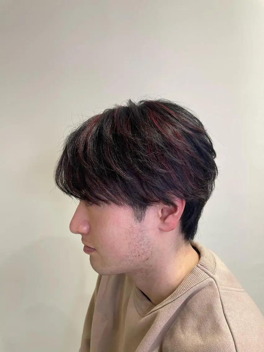 カット+ハイライト+トリートメント 《メンズ限定》の写真