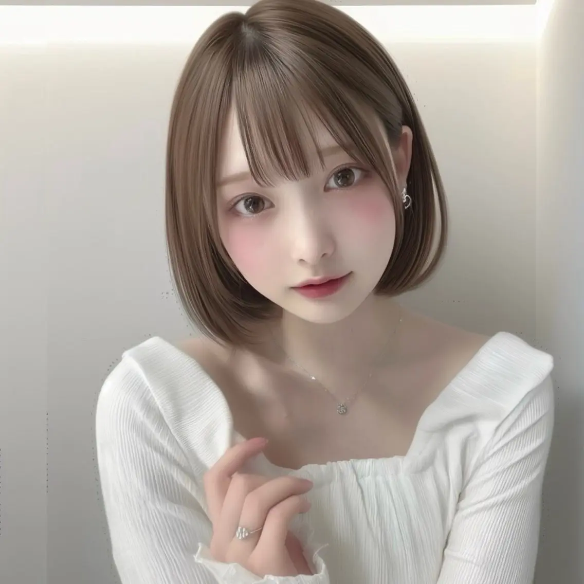 【うる艶ボブ🌟】似合わせボブカット＋艶カラー＋艶3stepトリートメント★の写真