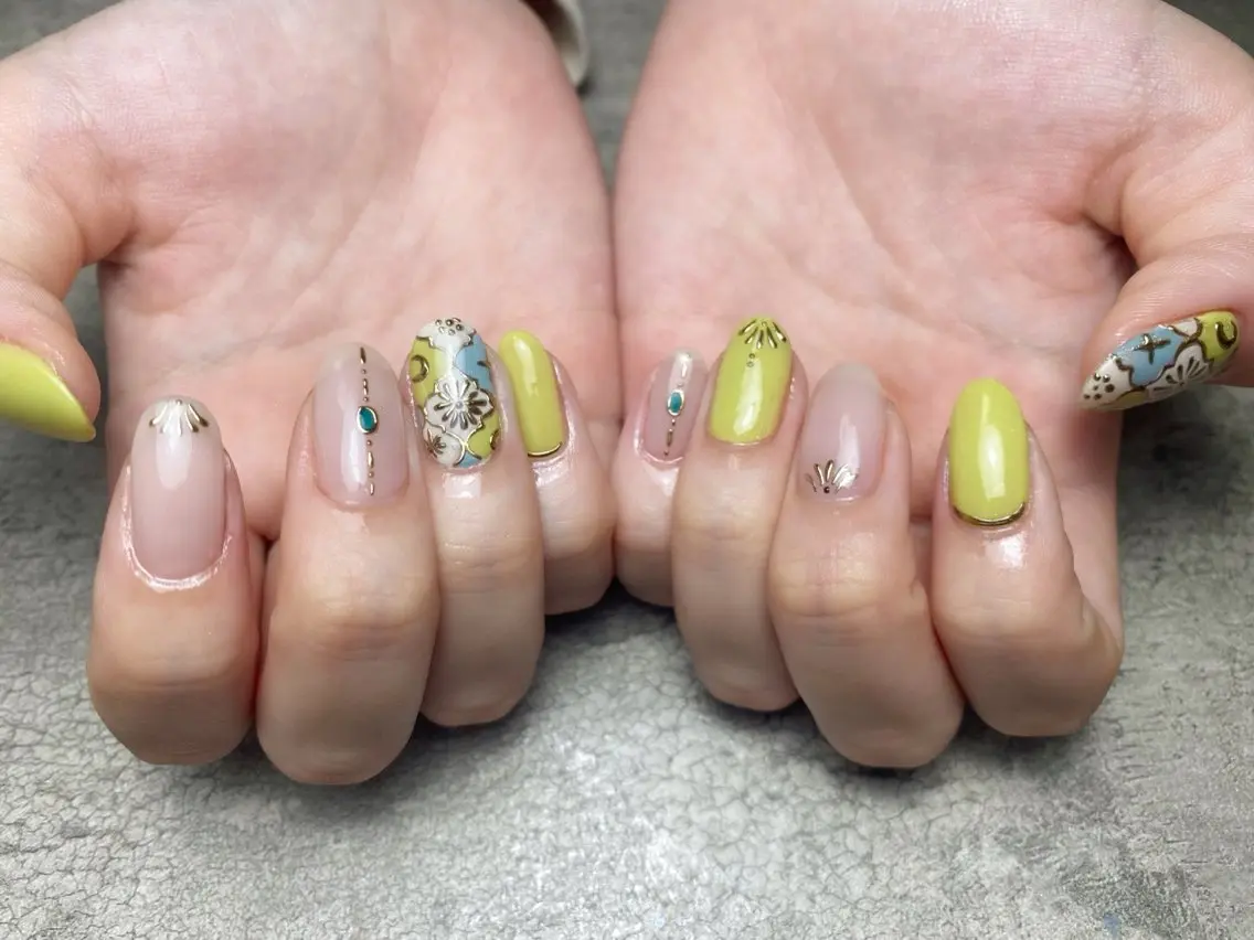 ネイル ハンドネイル ネイルサロン sheenのネイルデザイン