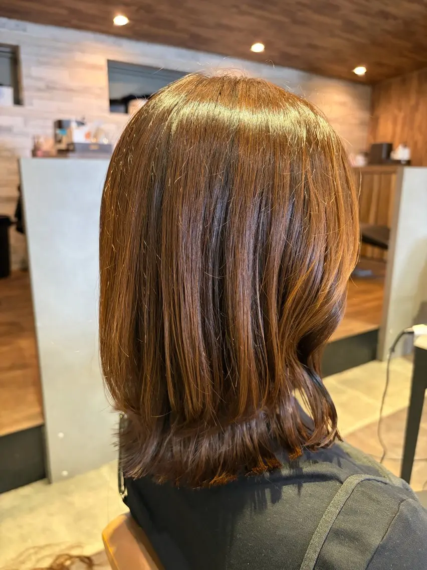 ミディアム カット カットモデル RURUのヘアスタイル