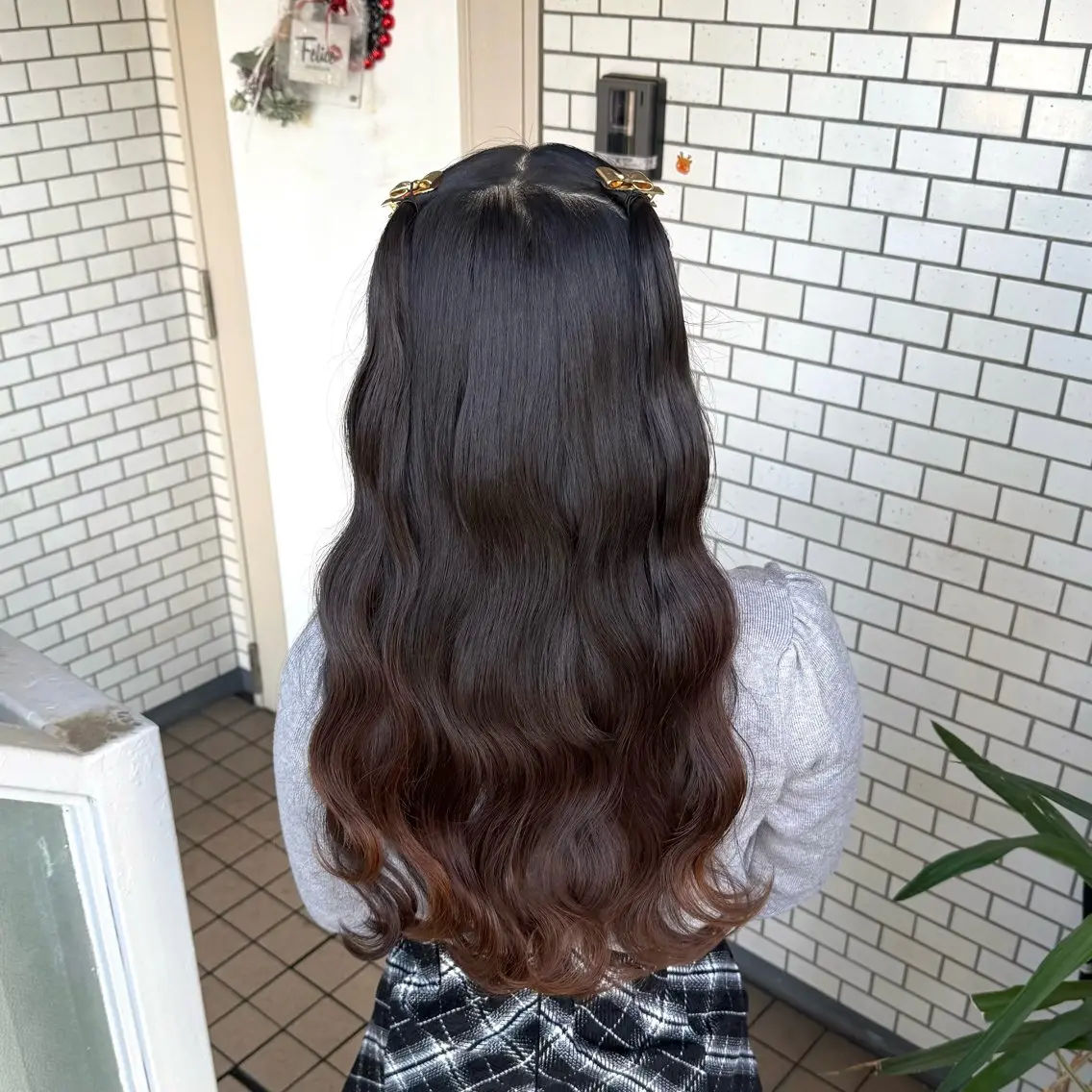 ロング ヘアアレンジ 成人式 ハーフアップ 結婚式・ブライダル 卒業式のヘアスタイル 褒められヘアメイク /‎ボブ女子🐶みおのヘアスタイル