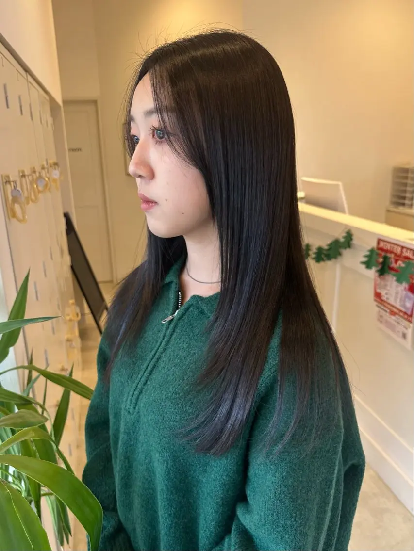 ロング 髪質改善 トリートメント トリートメント 間水 和樹のヘアスタイル