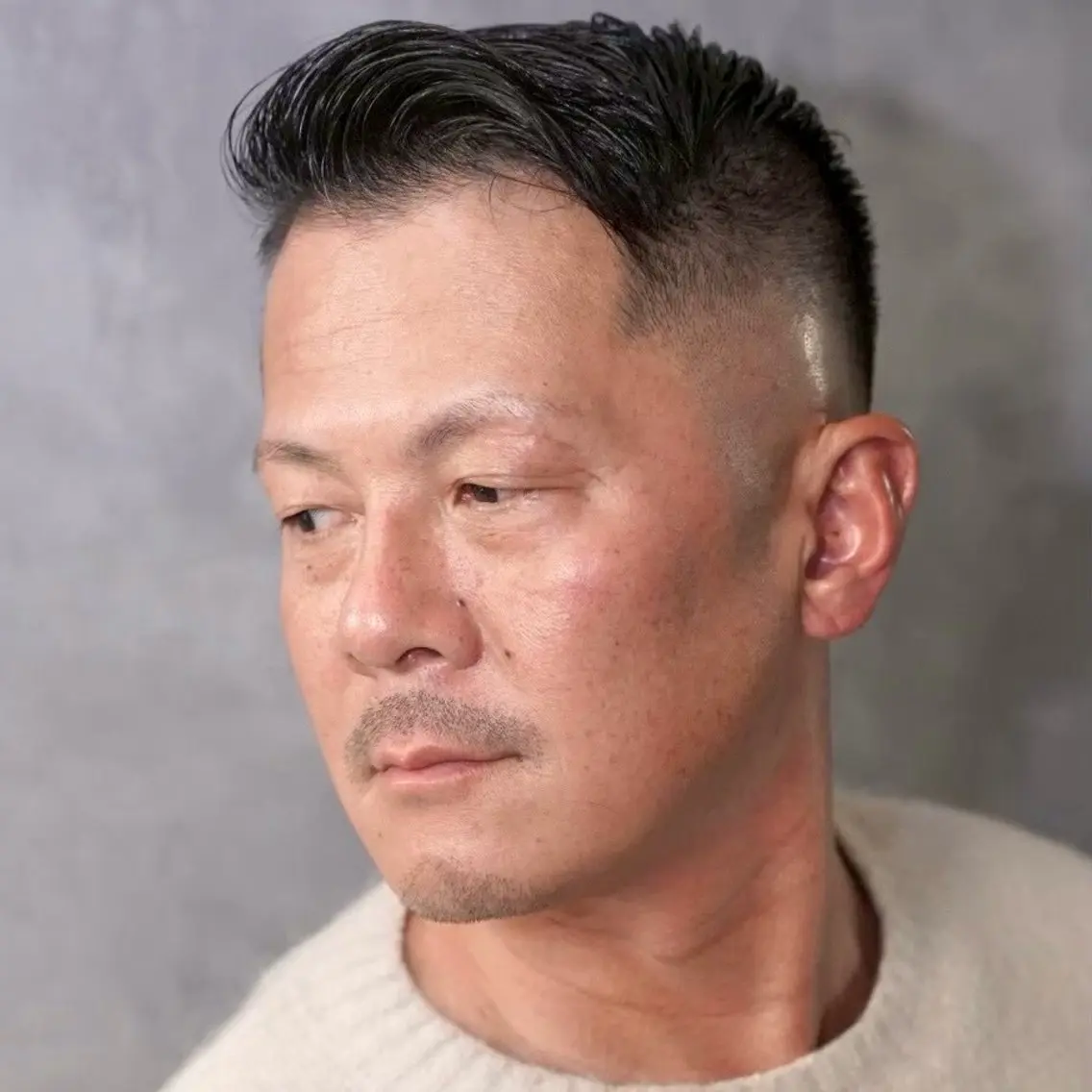 ショート カラー パーマ ヘアアレンジ メンズ キッズ ビジネス フェードカット 刈り上げ グラデーションカラー カット メンズカット/パーマ 山崎航平💈のヘアスタイル