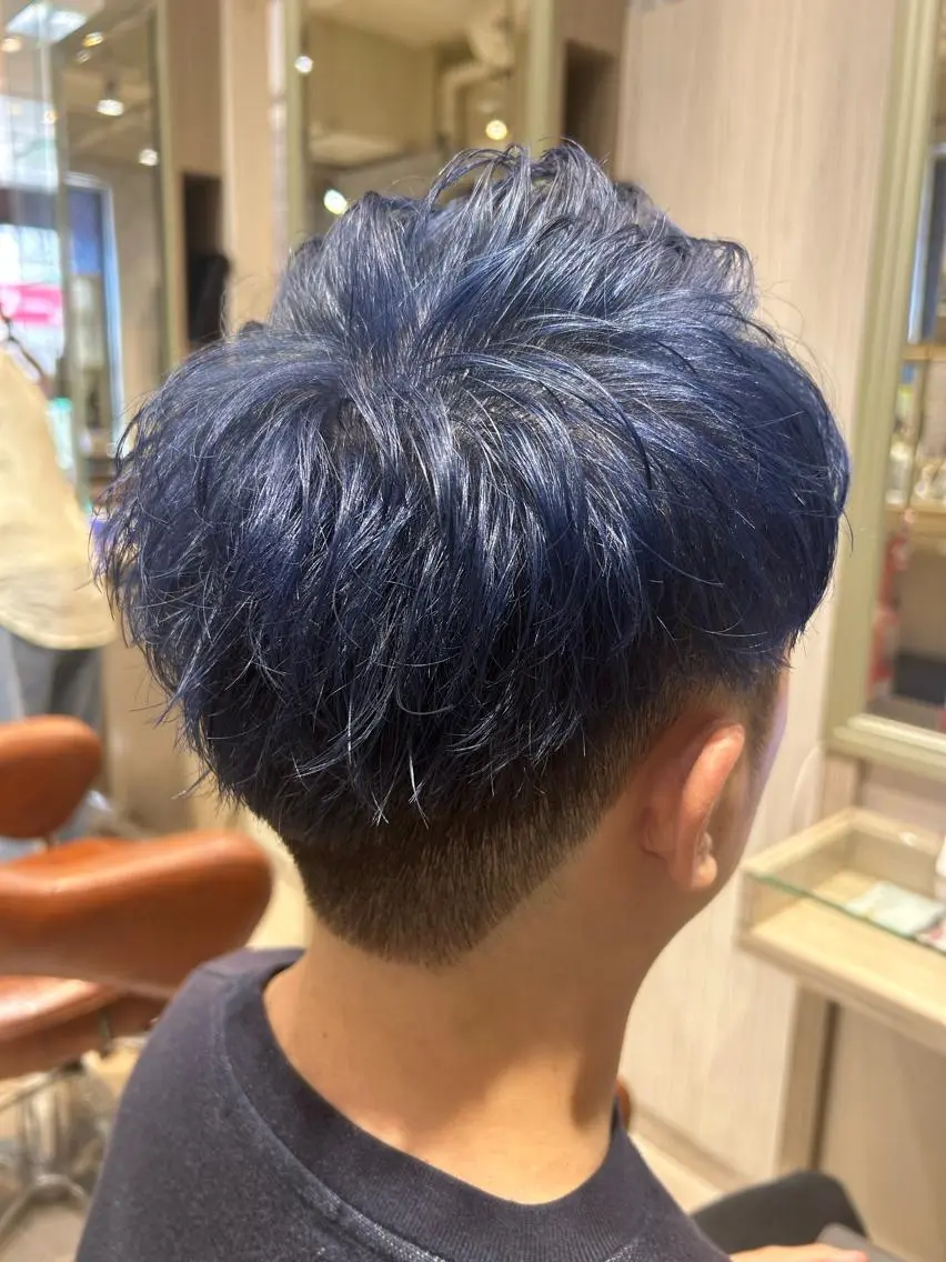 カット＋ダブルカラーの写真