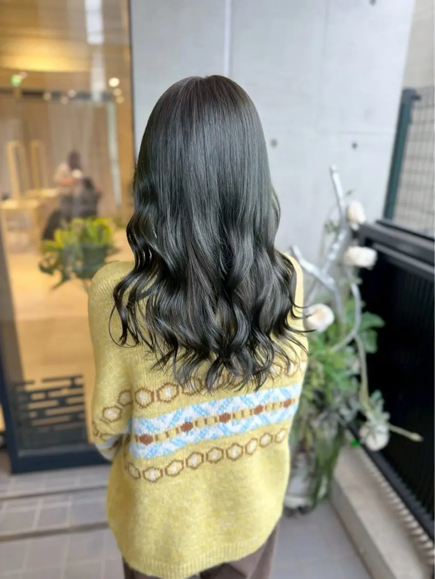 カラー ヘアカラー トリートメント 💙透明感艶カラー/ ゆうな💙のヘアスタイル