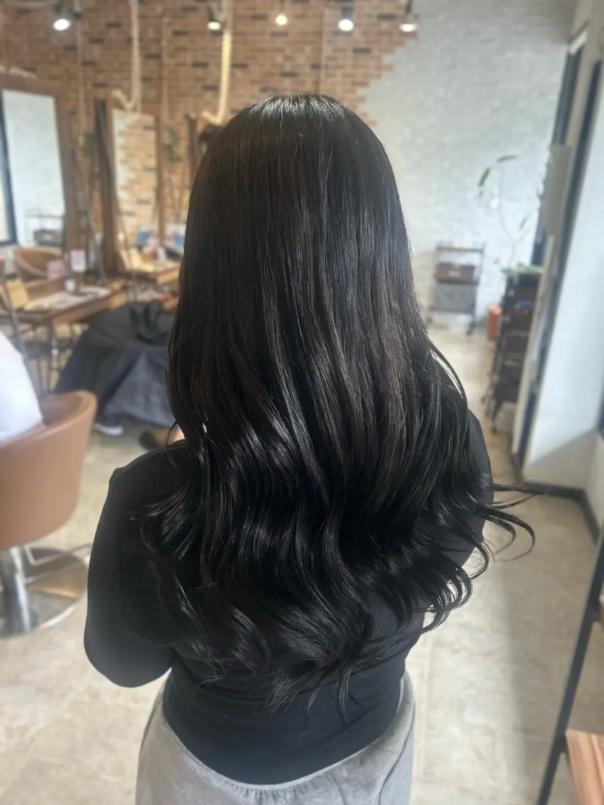 ロング ヘアカラー トリートメント 大谷 亜由奈のヘアスタイル