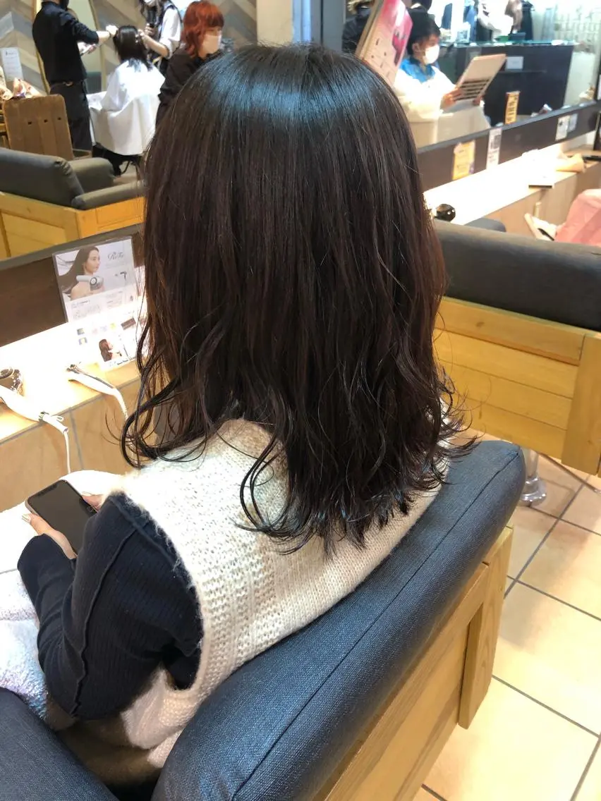 【人気NO.1メニュー】🥀カット＋カラー＋ムコタトリートメント🥀✨ロング料金なし✨の写真