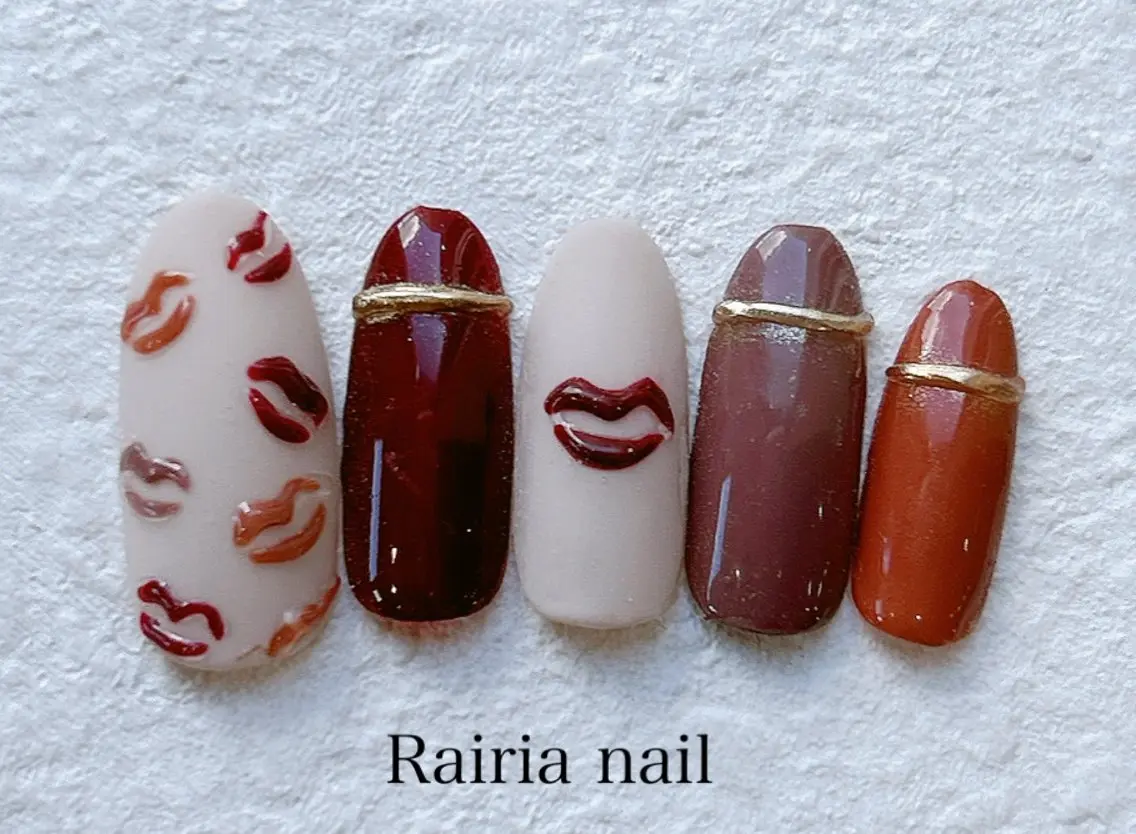 ネイル アートネイル ジェルネイル 持ち込み ニュアンスネイル パラジェル Rairia nail本八幡店のネイルデザイン