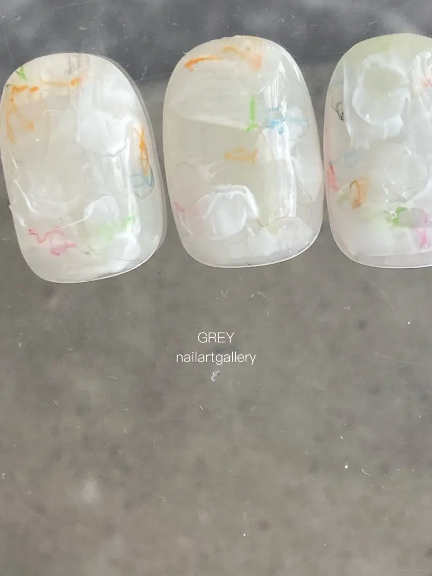 ネイル アートネイル 【GREY】 TAIRAのネイルデザイン