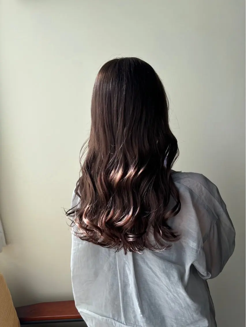 🫧艶髪カラー💗【ワンカラー】+3step treatment✨️の写真