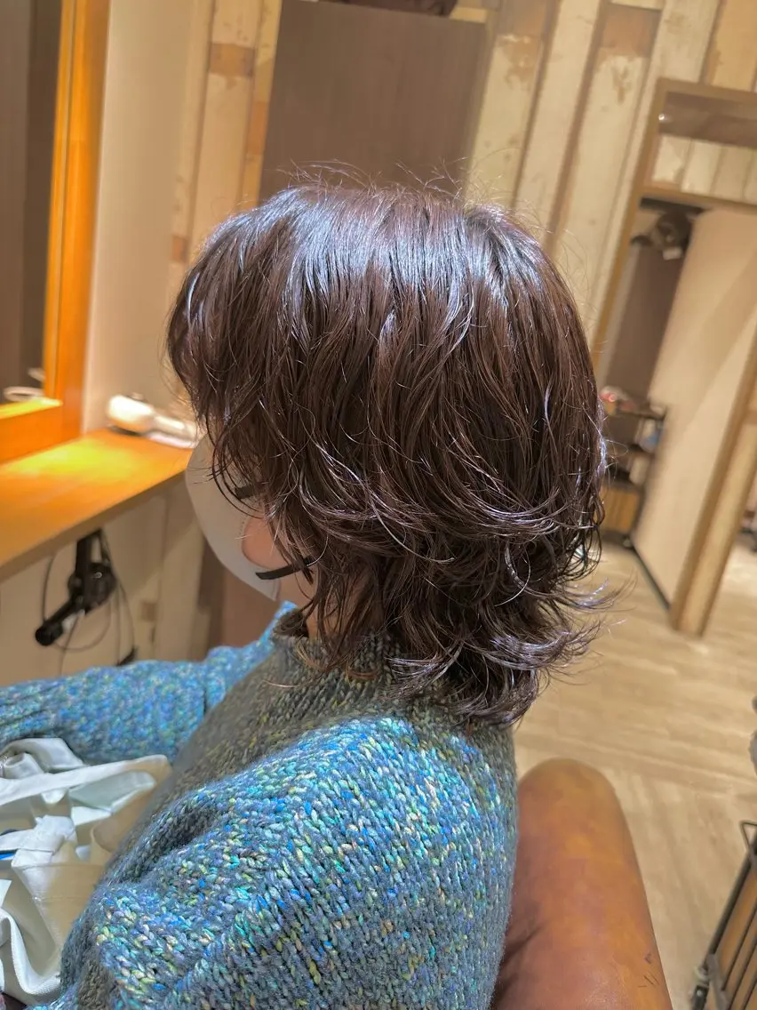 似合わせカット💇🏼♀️+パーマ👩🦱+ケアトリートメント✨の写真
