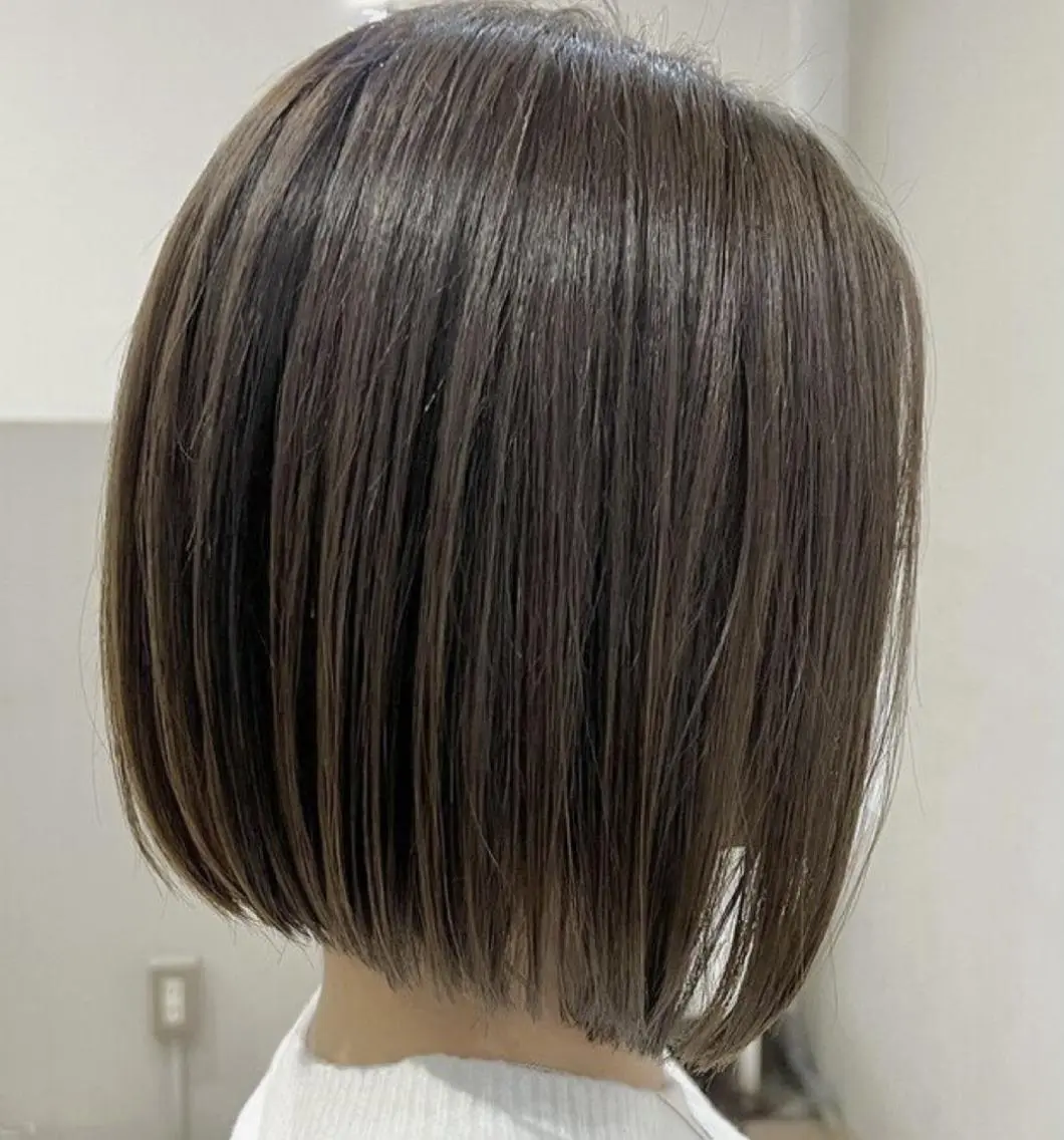 ショート ボブ 島岡 茉生のヘアスタイル