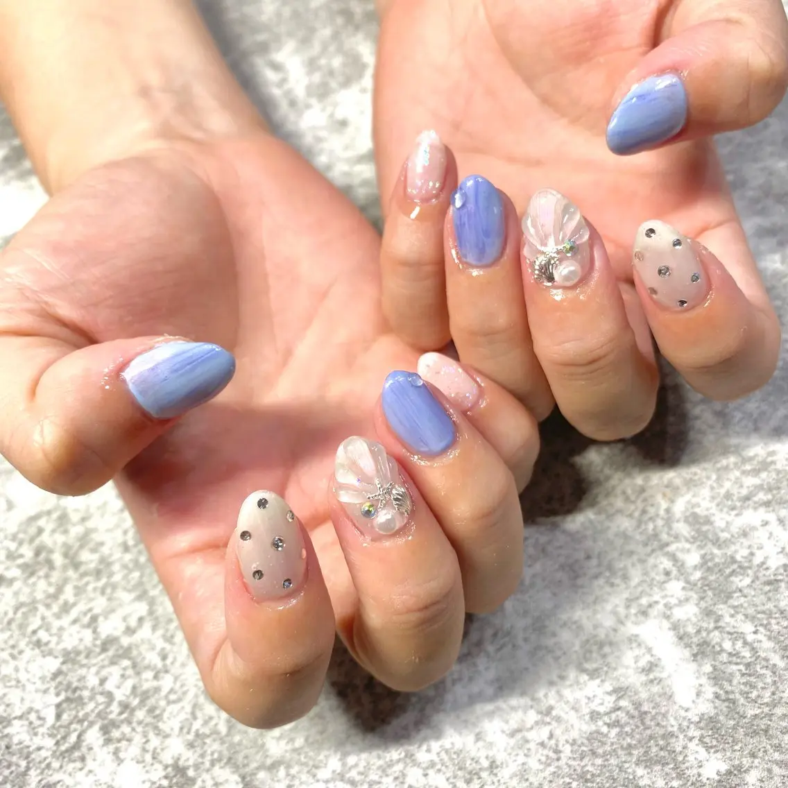 ネイル オーロラネイル ハンドネイル ★Rinail... .のネイルデザイン