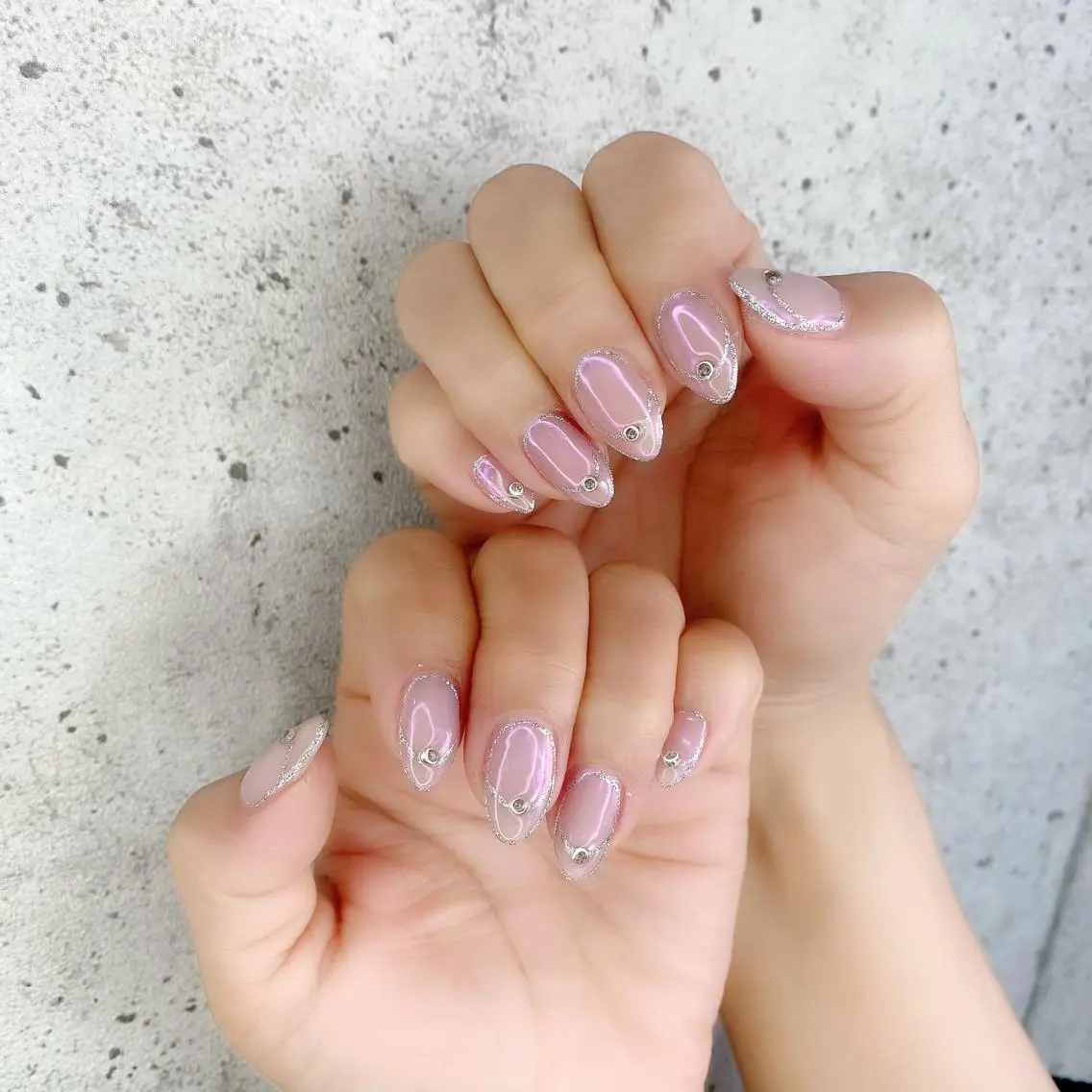 ミディアム カラー パーマ ヘアアレンジ メンズ キッズ ネイル マツエク・マツパ アイブロウ オーロラネイル フットネイル フレンチネイル 春ネイル ハンドネイル Salon Ｋのネイルデザイン