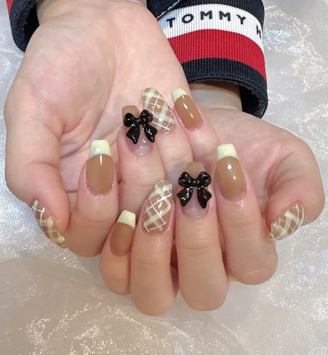 ネイル ハンドネイル 🧸原宿の美フォルム ネイリスト🧸いいだのネイルデザイン