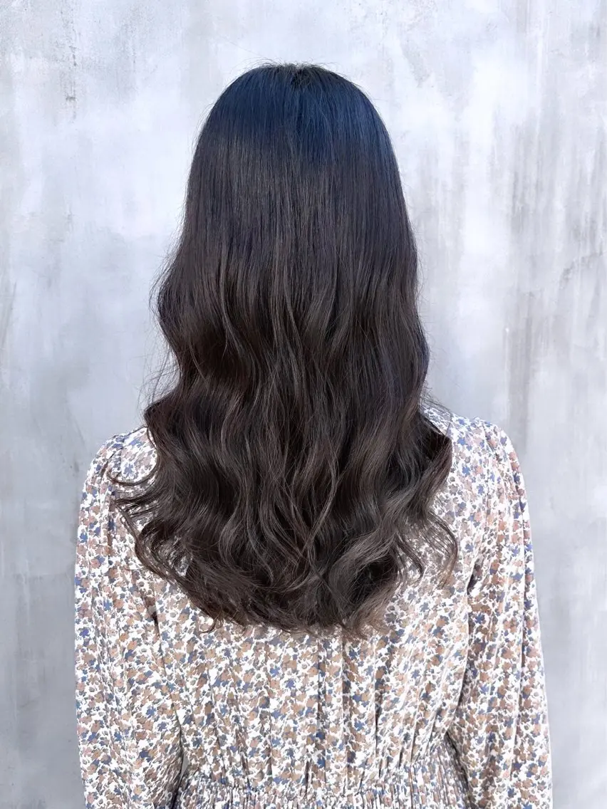 ロング カット パーマ トリートメント 吉田 光佑のヘアスタイル
