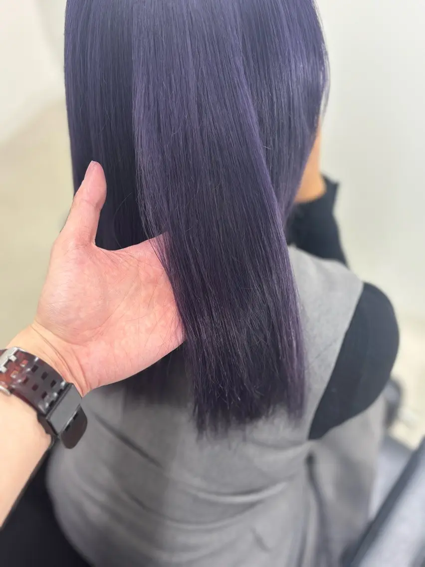 ミディアム カラー カット ヘアカラー 冨木 雄斗のヘアスタイル