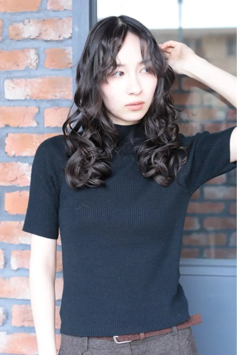 ロング 髪質改善 レイヤーカット カット ヘアカラー トリートメント Love&Hair Breit/下川のヘアスタイル