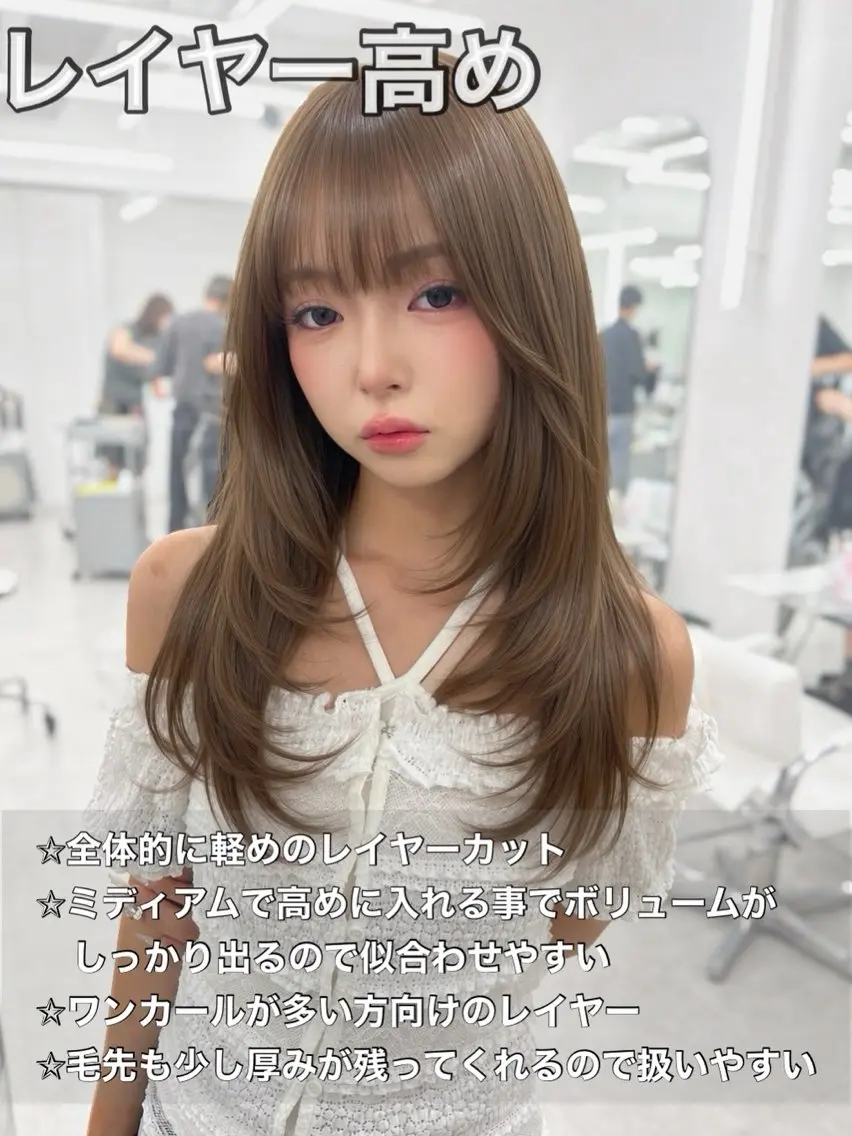 ロング カラー ベージュカラー ブリーチ 透明感カラー くびれヘア 韓国風ヘア カット ヘアカラー トリートメント ヘッドスパ 盛れるベージュ✨韓国 レイヤーkanatoのヘアスタイル