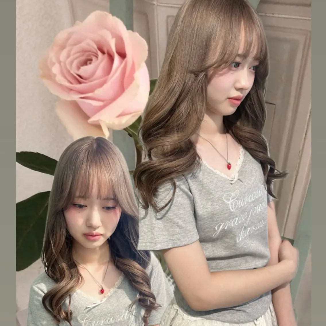 ロング カラー ベージュカラー ブリーチ ケアブリーチ ダブルカラー ハイトーンカラー ヘアカラー 広香🪽ハイトーン/ レイヤー/ヘアセットのヘアスタイル
