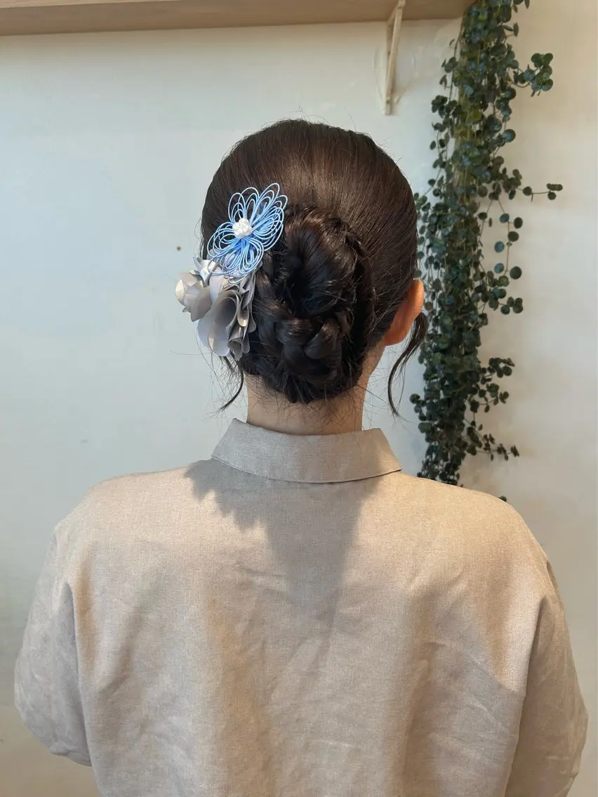 ヘアアレンジ ヘアセット ﾏﾂｴｸ/men's /ｶﾗｰ🎀ﾋｶﾙのマツエク・マツパデザイン