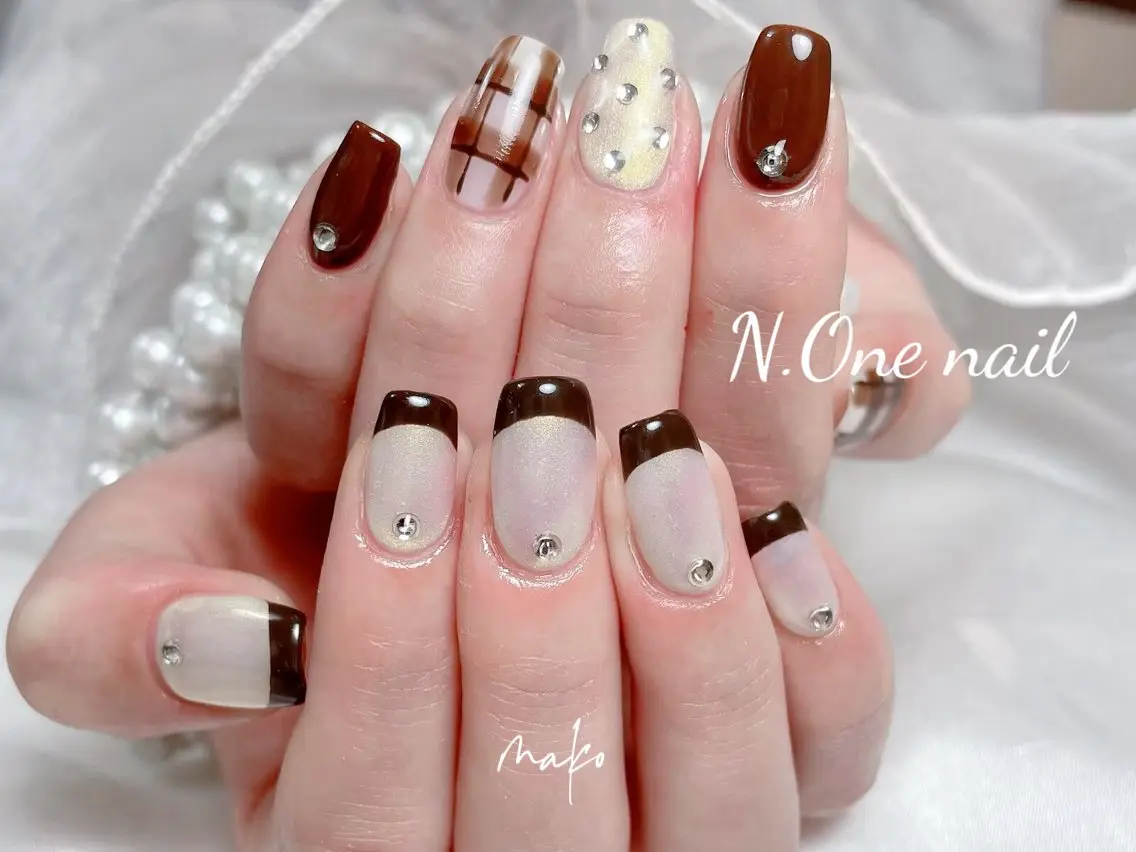 ネイル ハンドネイル 長いだし/スカルプ/ パラシェルN.oneのネイルデザイン