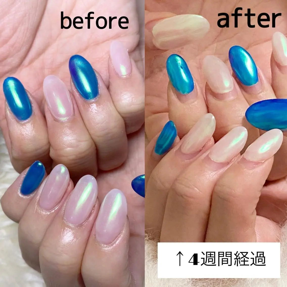 ネイル 長さ出し ハンドネイル Nail&eye Belire 新宿のネイルデザイン