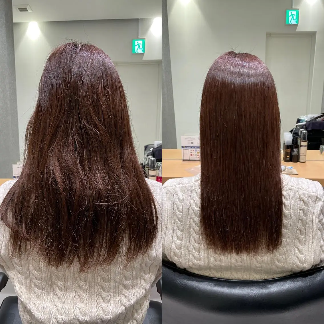 セミロング 髪質改善 トリートメント 酸熱トリートメント 髪質改善ヘアケア 艶髪特化/上田のヘアスタイル