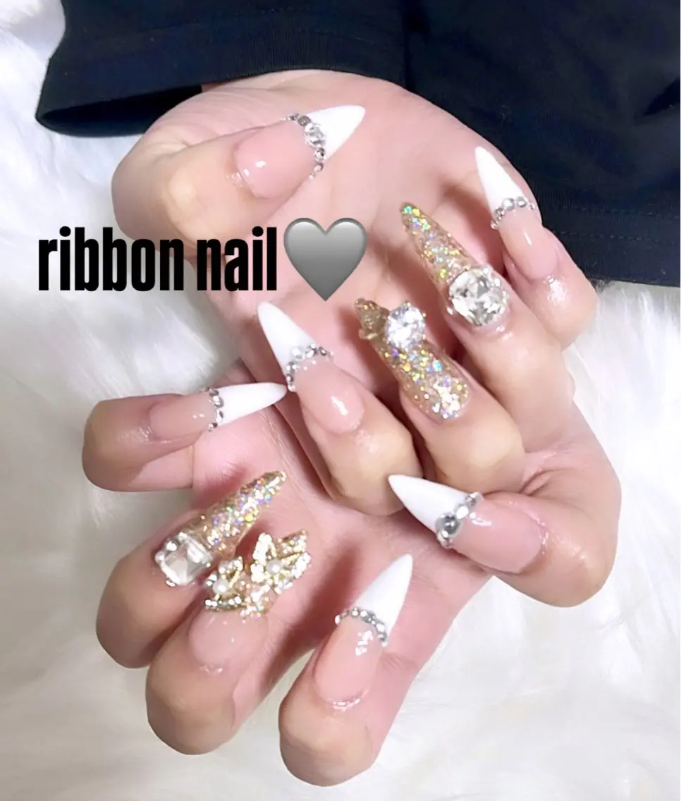 【練習モデル♡】長さだし10本＋アートネイル💅🏻🩵の写真