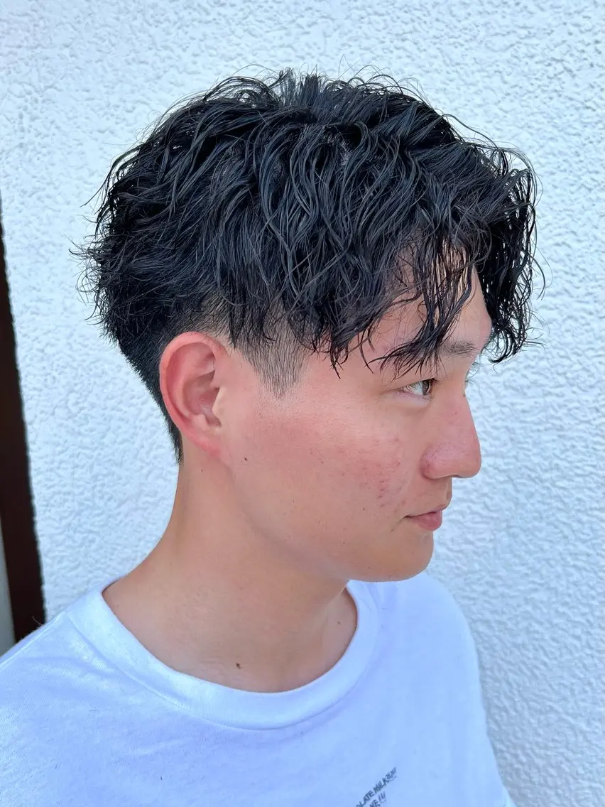 ショート パーマ メンズ メンズパーマ職人 加藤 弘貴のヘアスタイル