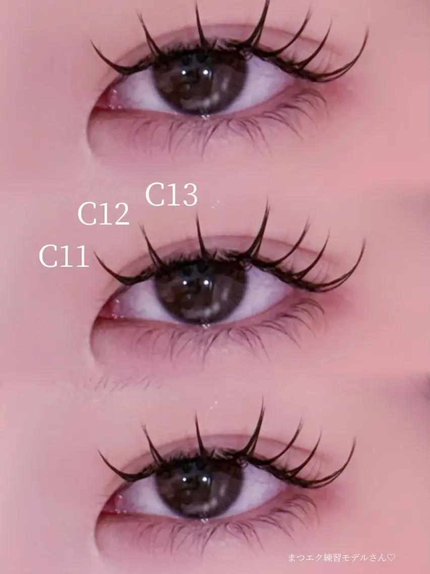 マツエク・マツパ 束感まつ毛 フラットラッシュ ナチュラル 一重×まつ毛パーマ N eyelash hanaのマツエク・マツパデザイン