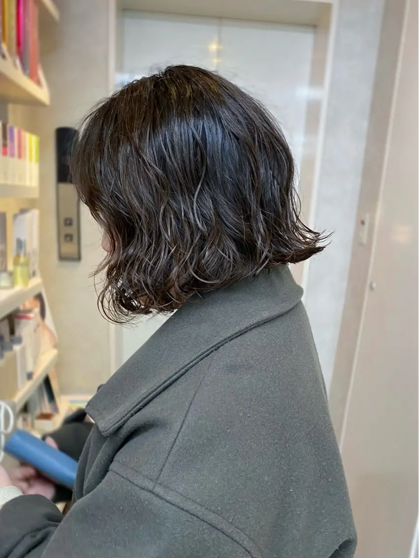 パーマ メンズ メンズパーマ ボブ カット パーマ トリートメント 安藤幹人 メンズパーマのヘアスタイル